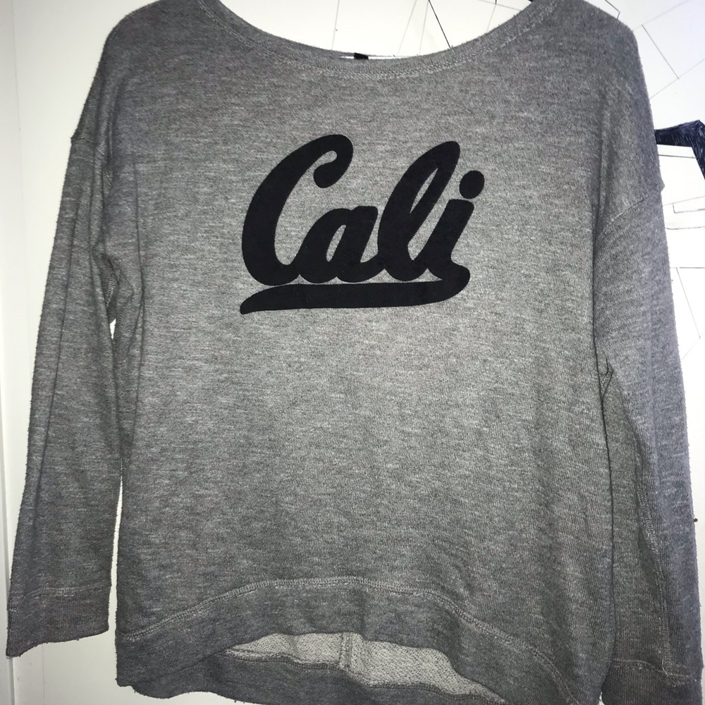 Grey California sweater